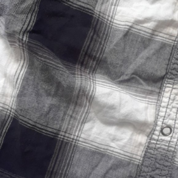 Arizona Women Black&White Plaid Flannel - Picture 10 of 11